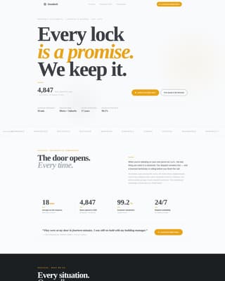 Clear — Dependable Snow Removal Landing Page Template