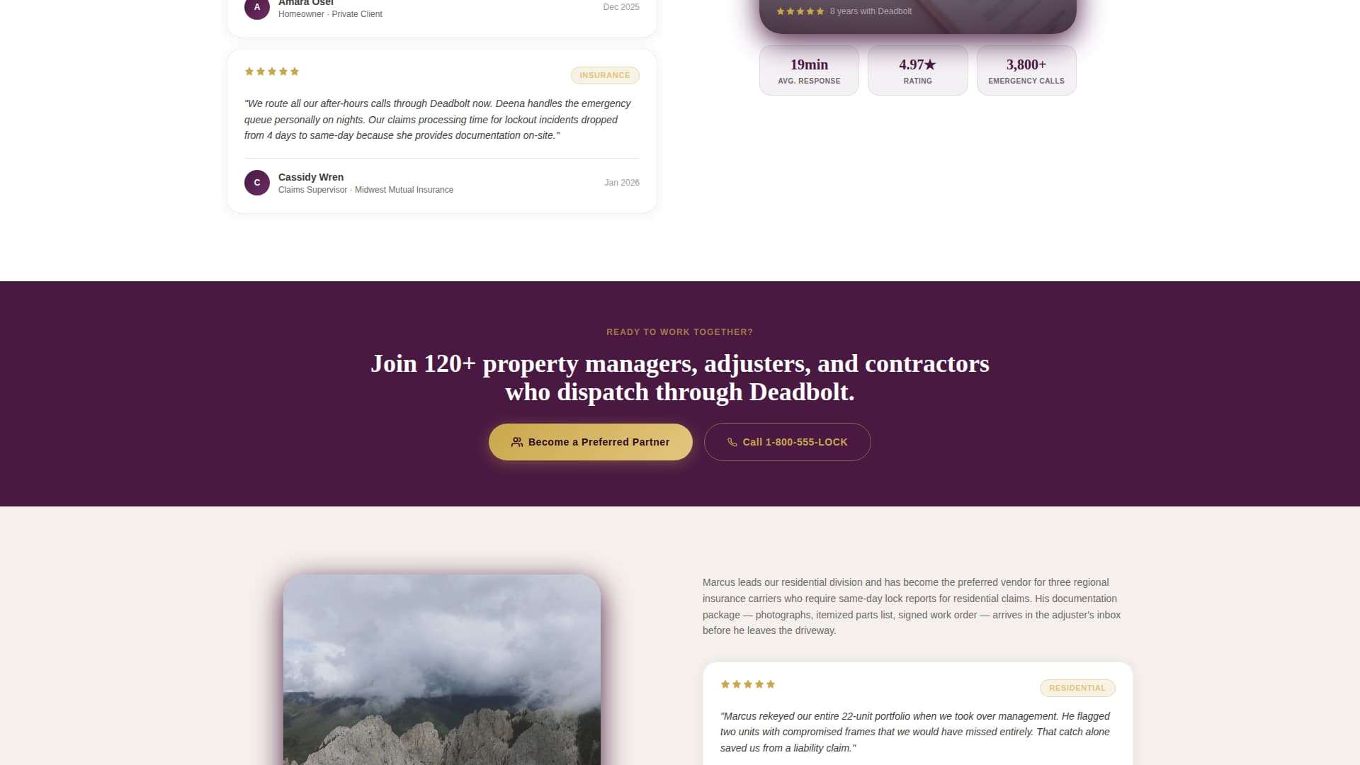 Vault — Licensed Security Services Landing Page Template