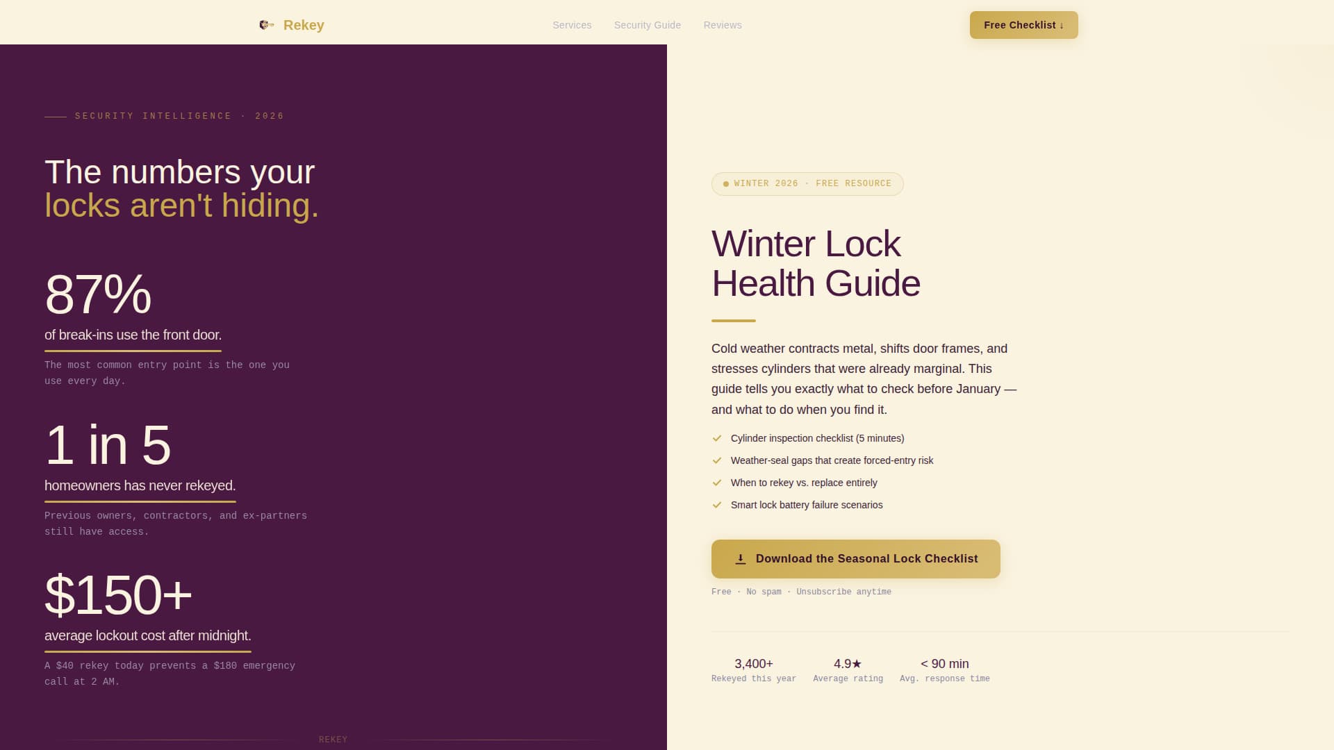 Locksmith Marketing Specialist Reviews Website Template