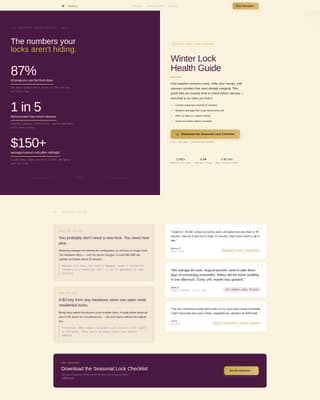 Locksmith Marketing Specialist Reviews Website Template