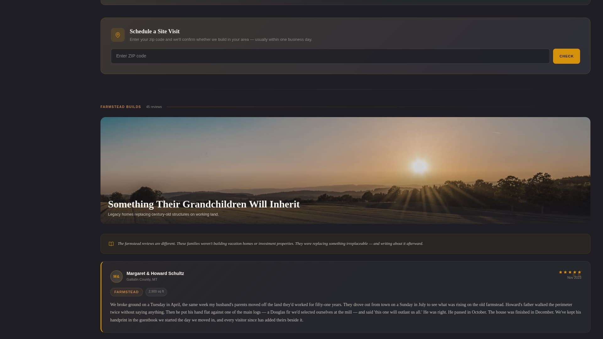 Log Home Builder Business Reviews Website Template