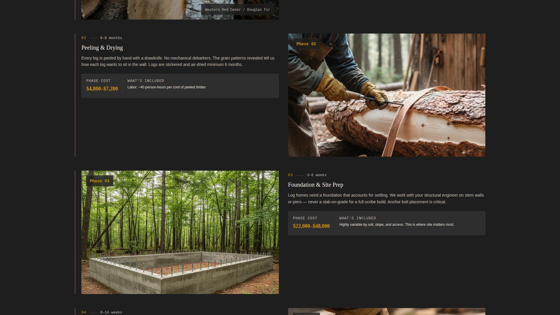 Log Home Builder Business Professional Website Template