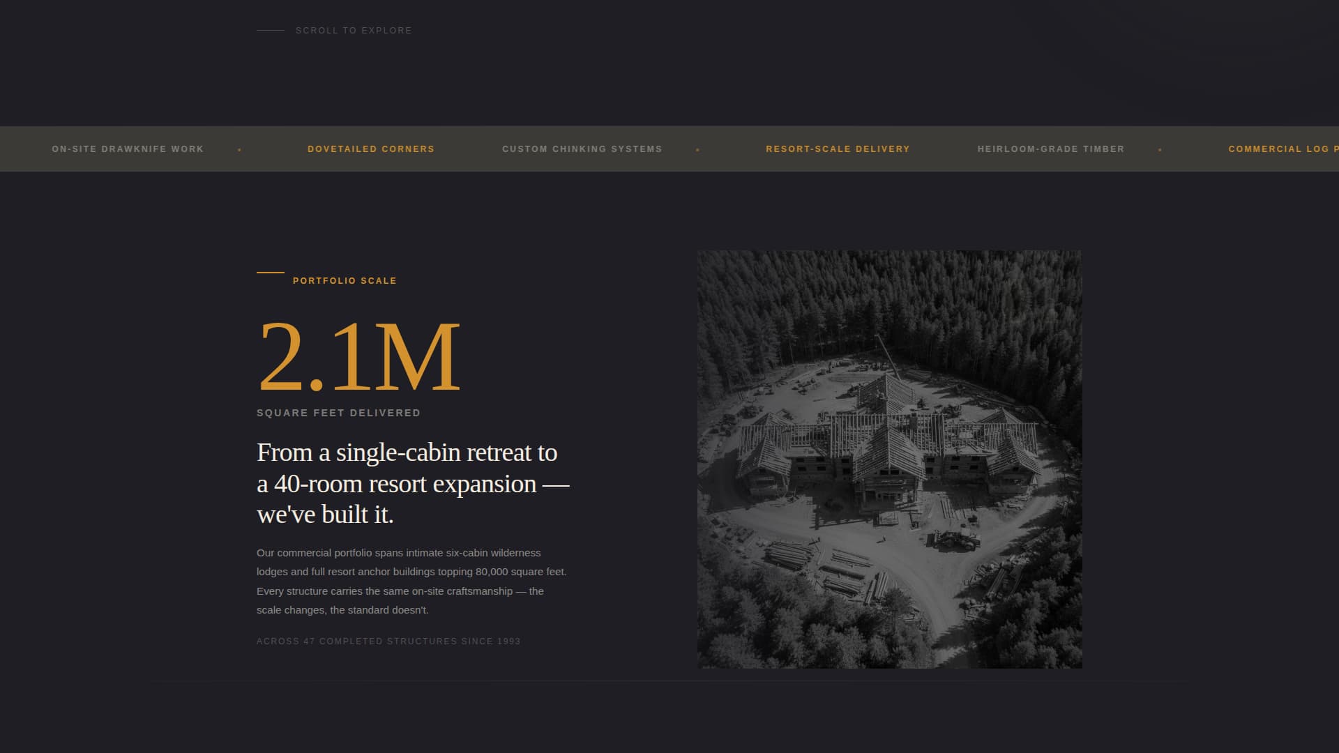 Log Home Builder Business Reviews Website Template