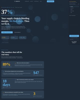 Logistics Consulting Careers Website Template