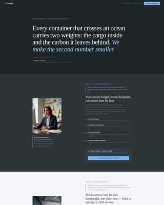 Logistics Consulting Portfolio Website Template
