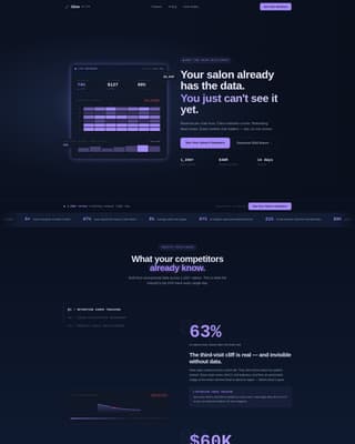Radiance — Elegant Salon Landing Page Template
