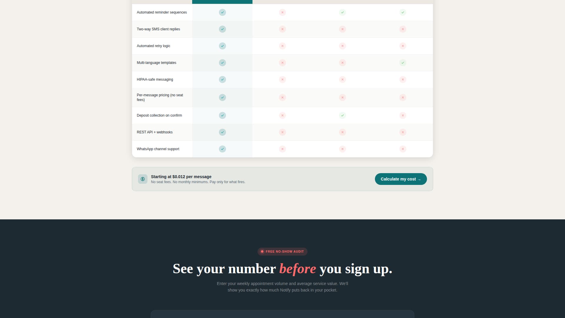 Notify - Powerful Salon Landing Page Template