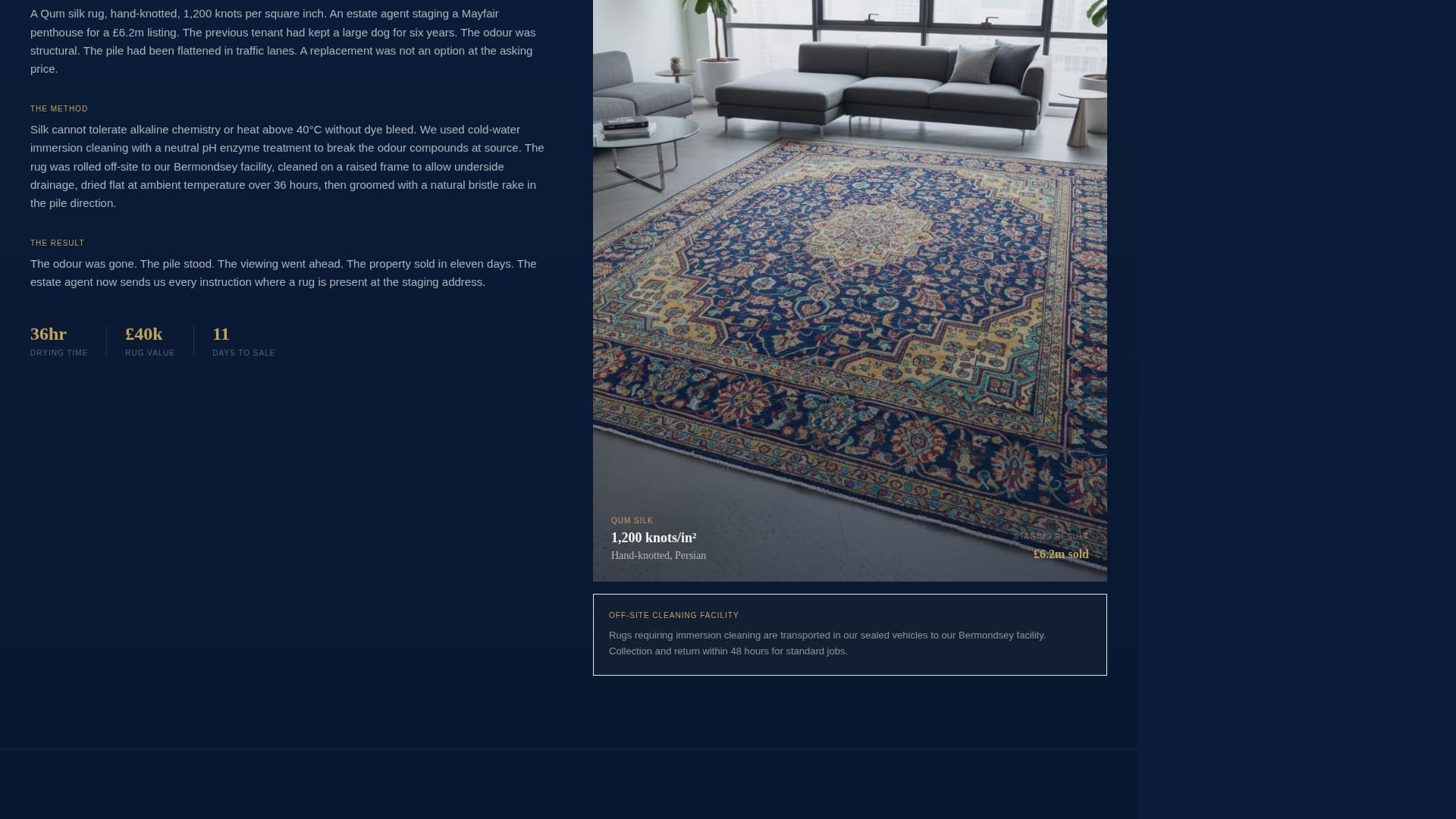 Fibre - Executive Carpet Cleaning Landing Page Template