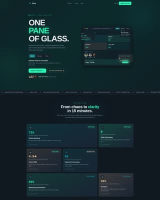 Beauty & Salon Software & SaaS Booking Website Template