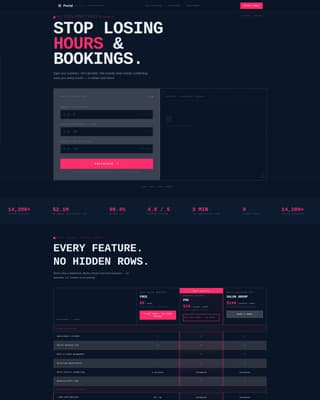 Portal - Powerful Salon Landing Page Template