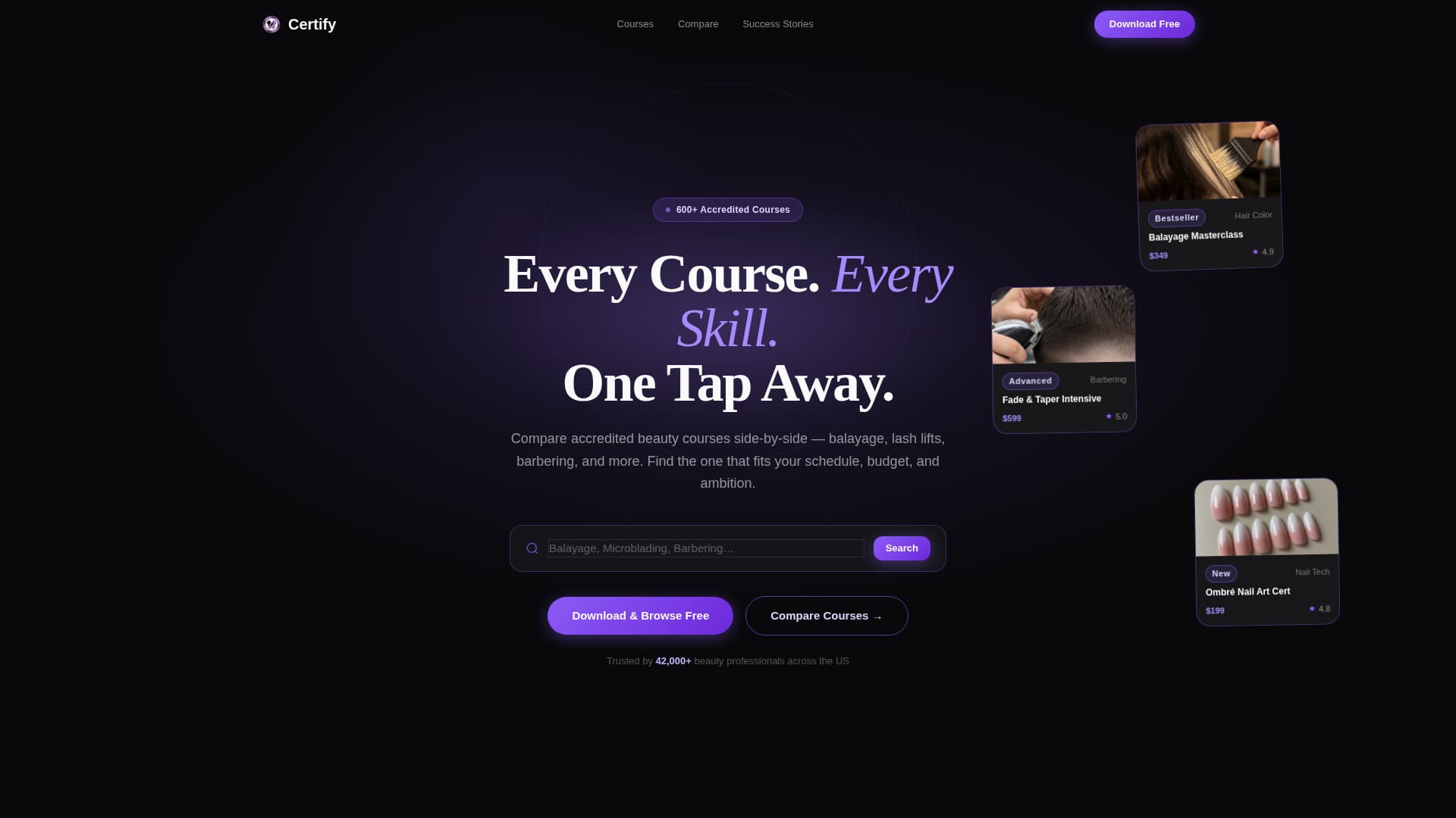 Beauty & Salon Digital Presence Professional Website Template