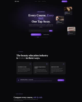 Beauty & Salon Digital Presence Professional Website Template