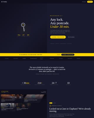 Turnkey - Rapid Locksmith Landing Page Template
