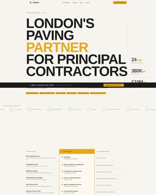 Tarmac - Authoritative Contractor Landing Page Template