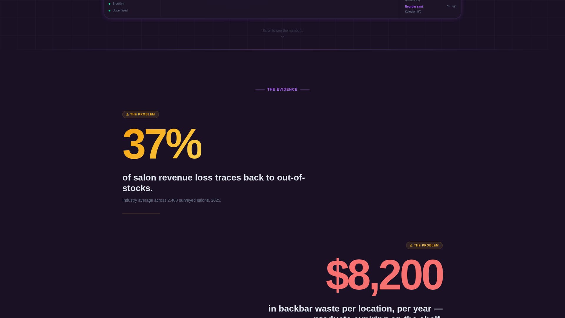 Restock - Precision Salon Landing Page Template