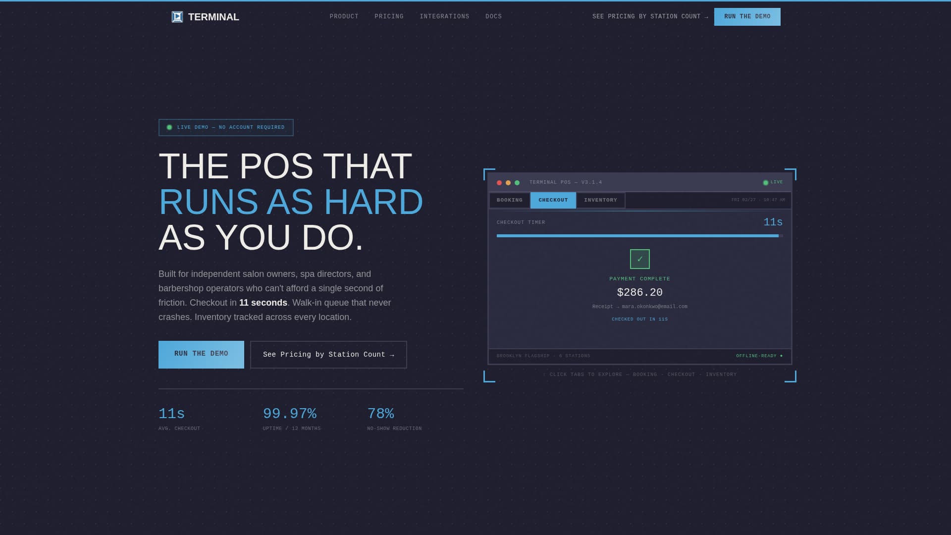 Terminal - Powerful Salonpos Landing Page Template