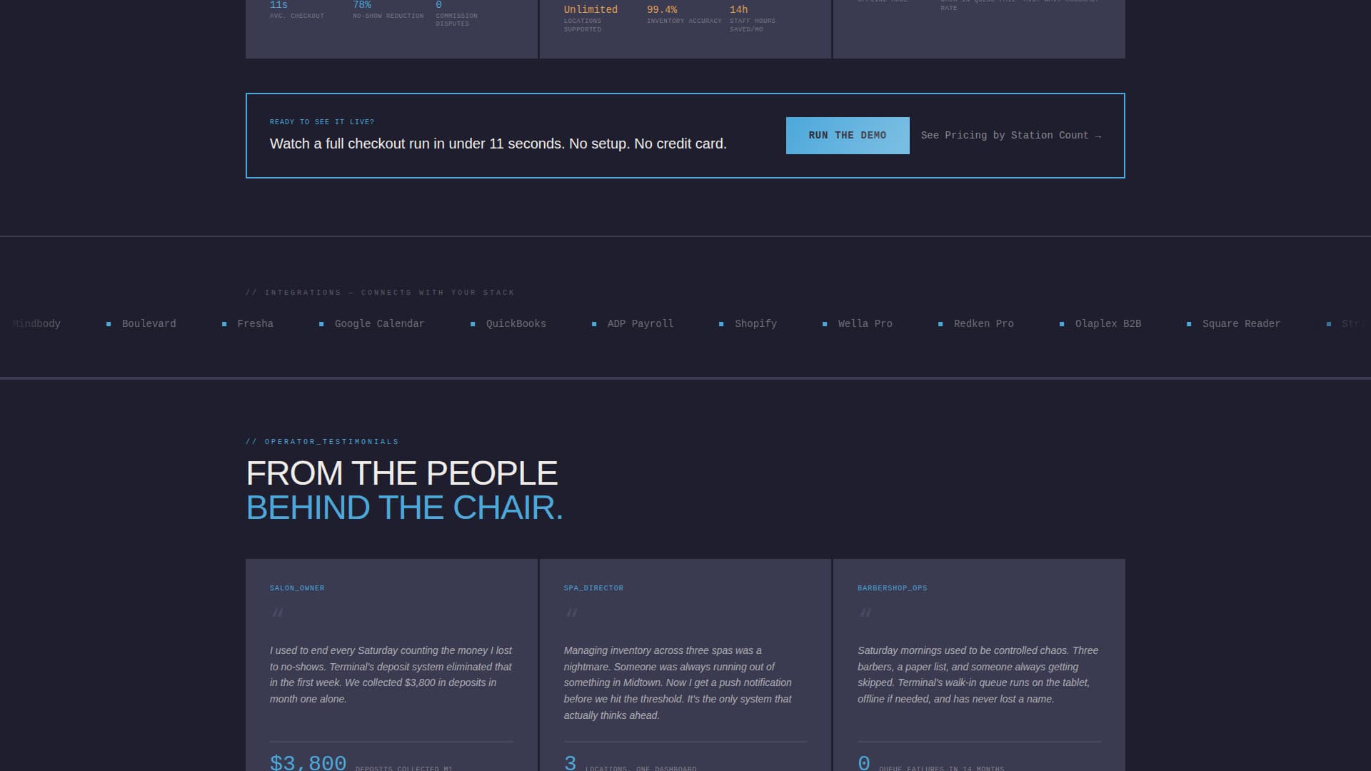 Terminal - Powerful Salonpos Landing Page Template