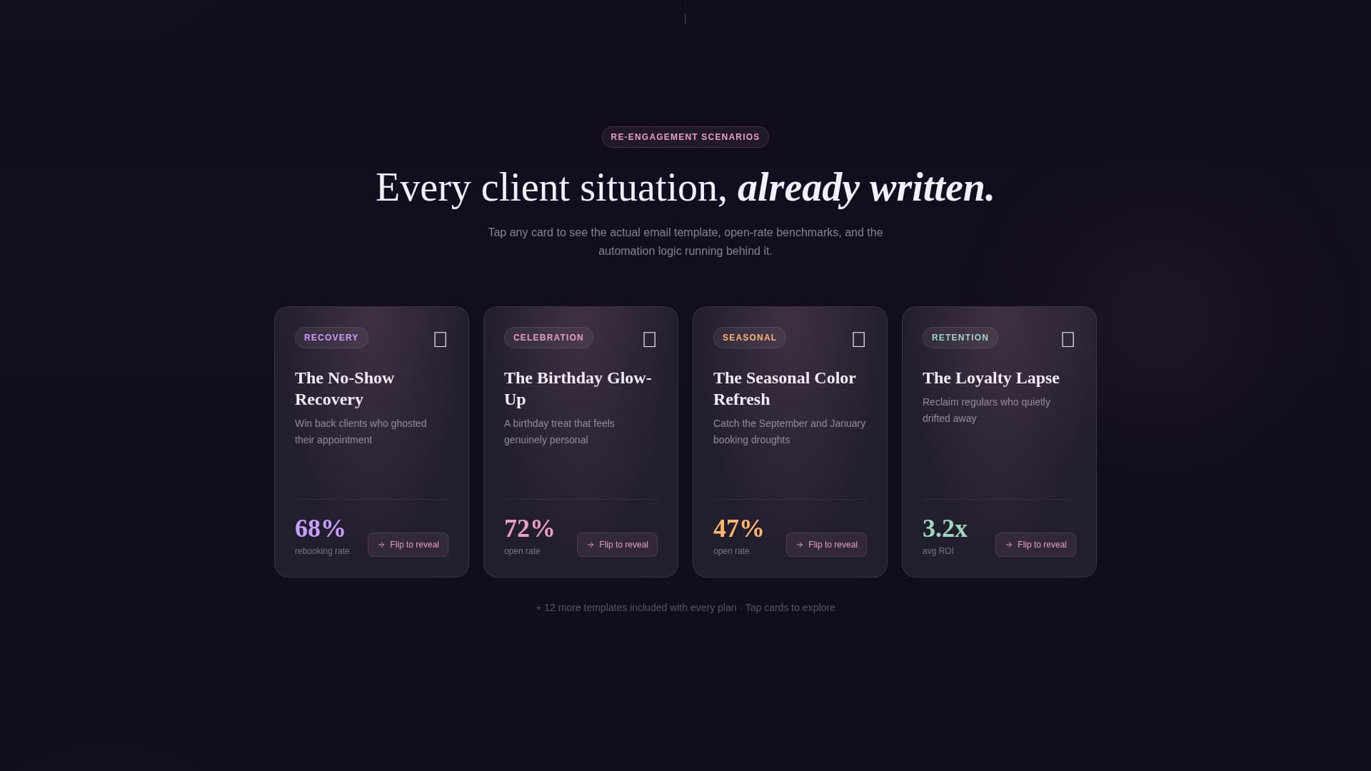 Retouch - Effortless Salon Landing Page Template