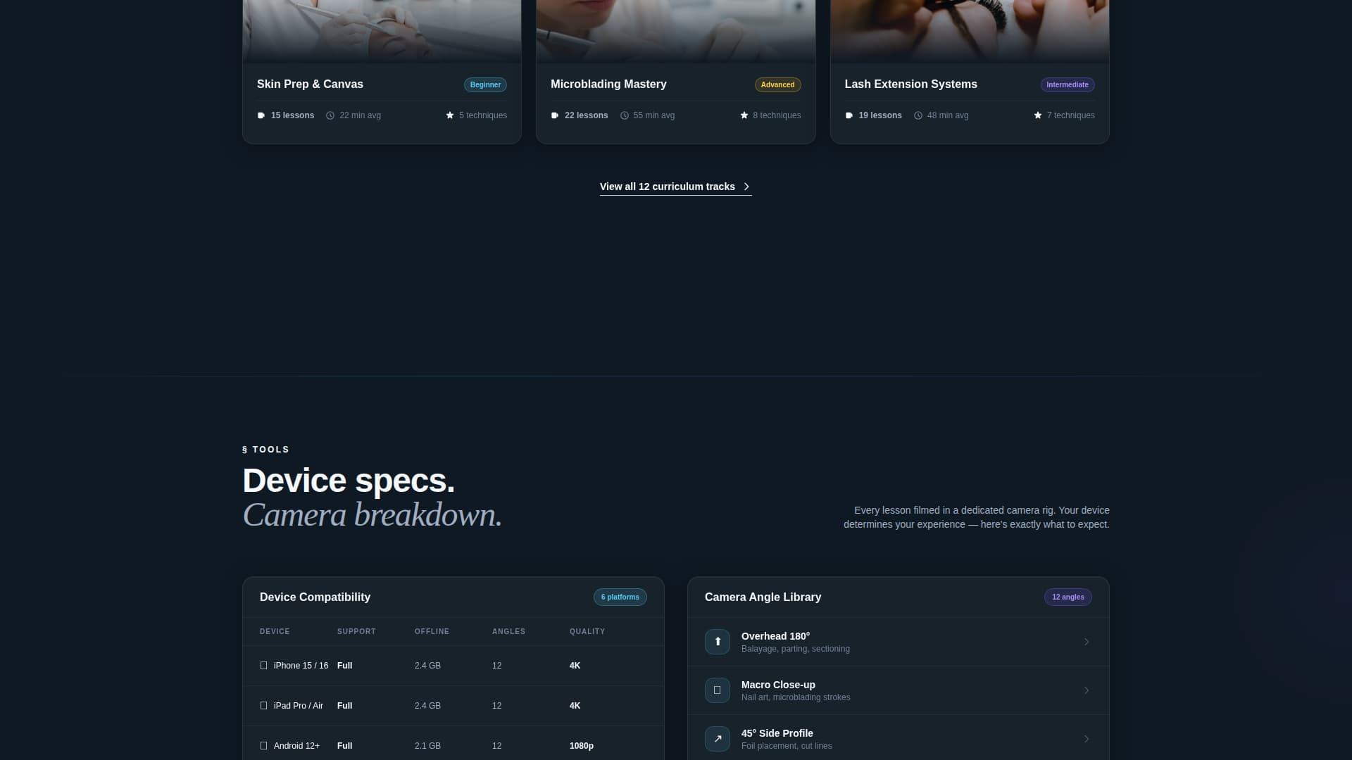 Academy - Polished Cosmetology Landing Page Template