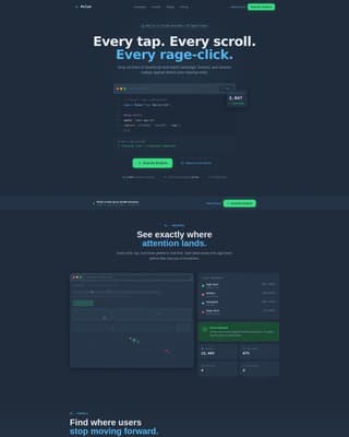 Pulse - Highvelocity Analytics Landing Page Template