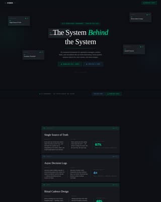 Codex - Actionable Practices Landing Page Template