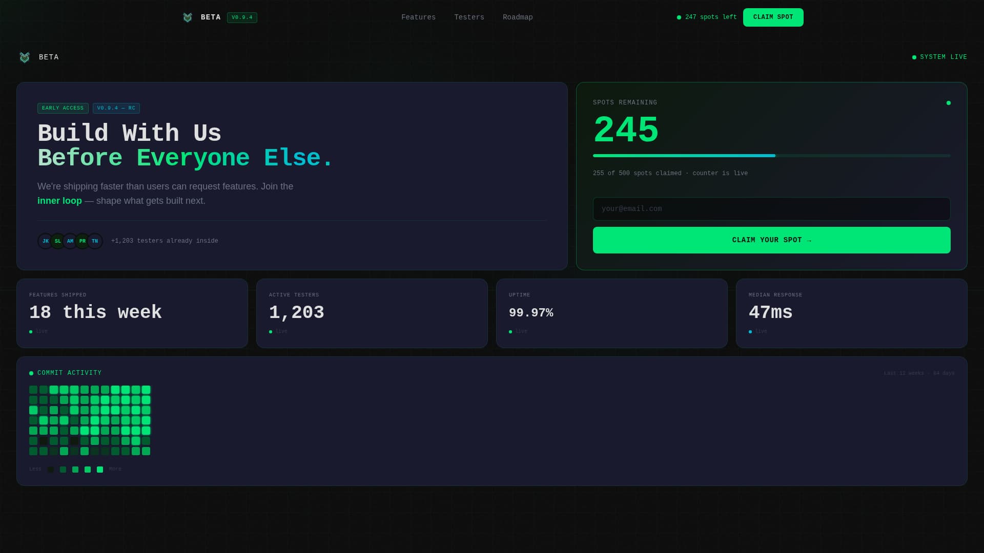 Beta - Highvelocity Launch Landing Page Template