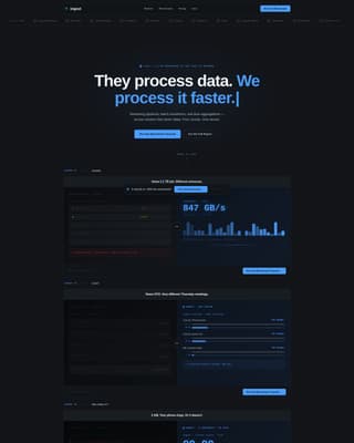 Ingest - Highperformance Datapipeline Landing Page Template