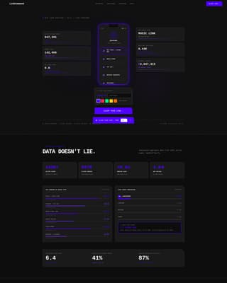 Linkcommand - Brutalist Biolink Landing Page Template