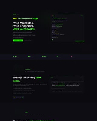 Helix - Precision Biotech Landing Page Template