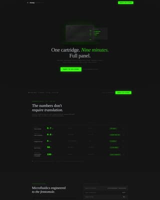 Assay - Precision Biotech Landing Page Template