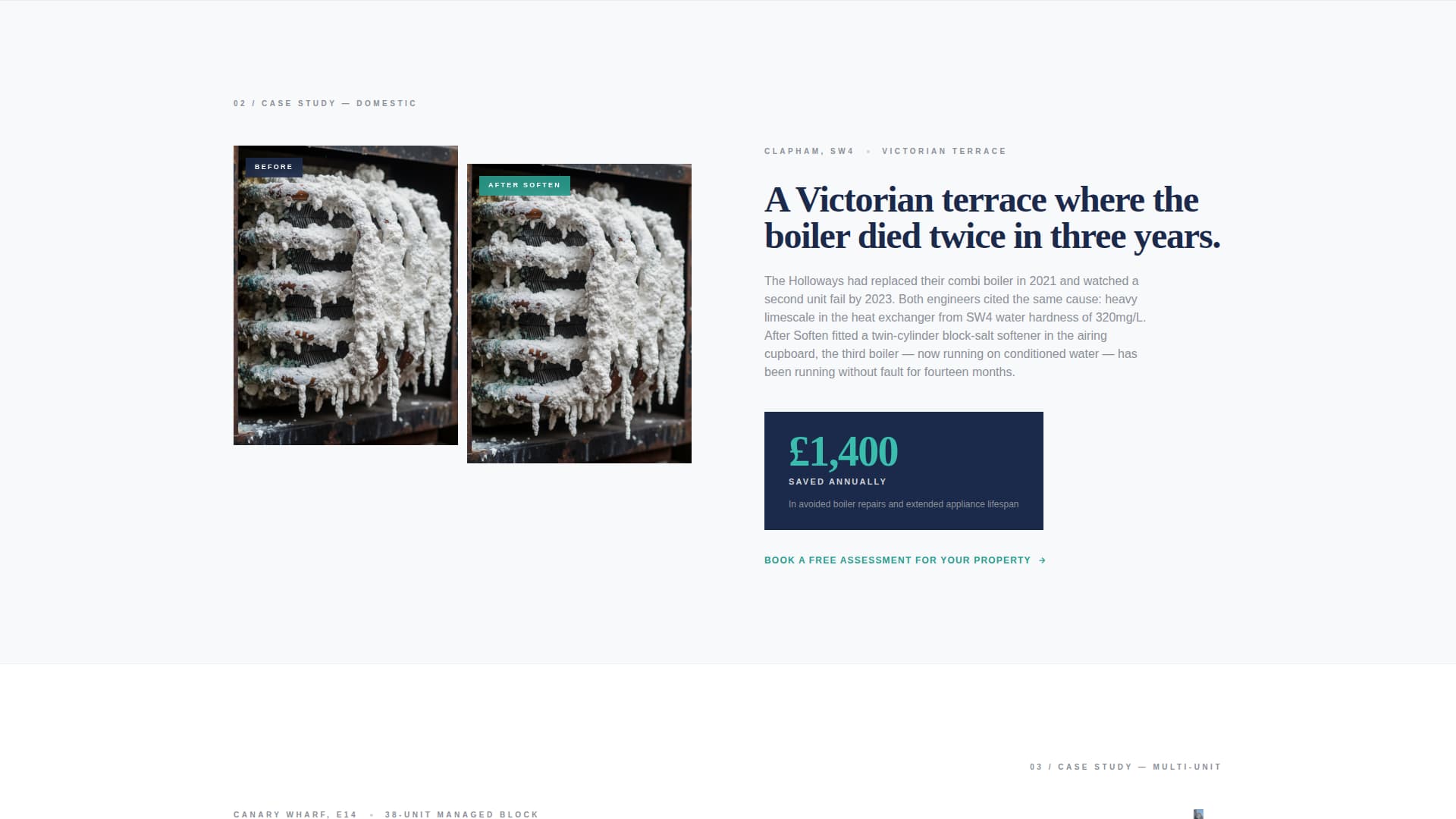 Soften - Precision Watersoftener Landing Page Template