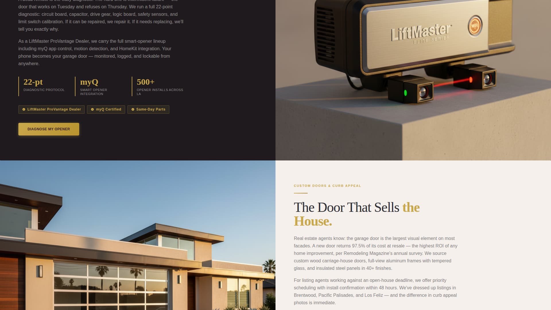 Gate - Premium Garagedoor Landing Page Template