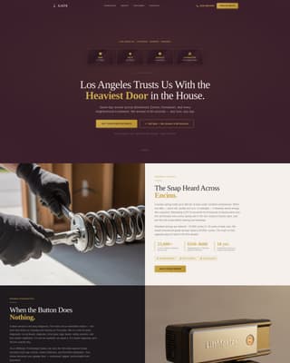 Gate - Premium Garagedoor Landing Page Template