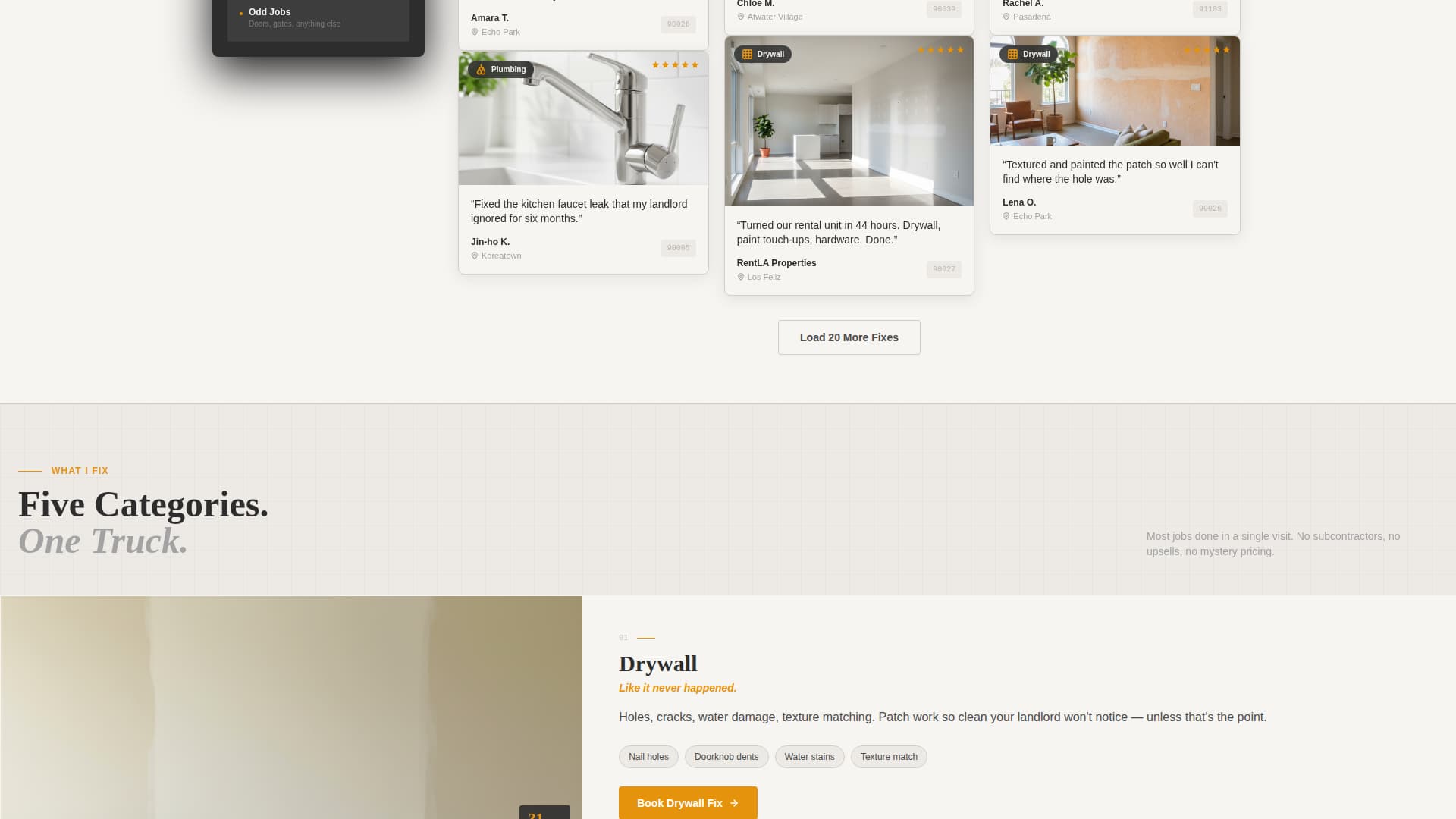 Fixr — Proven Home Repair Landing Page Template