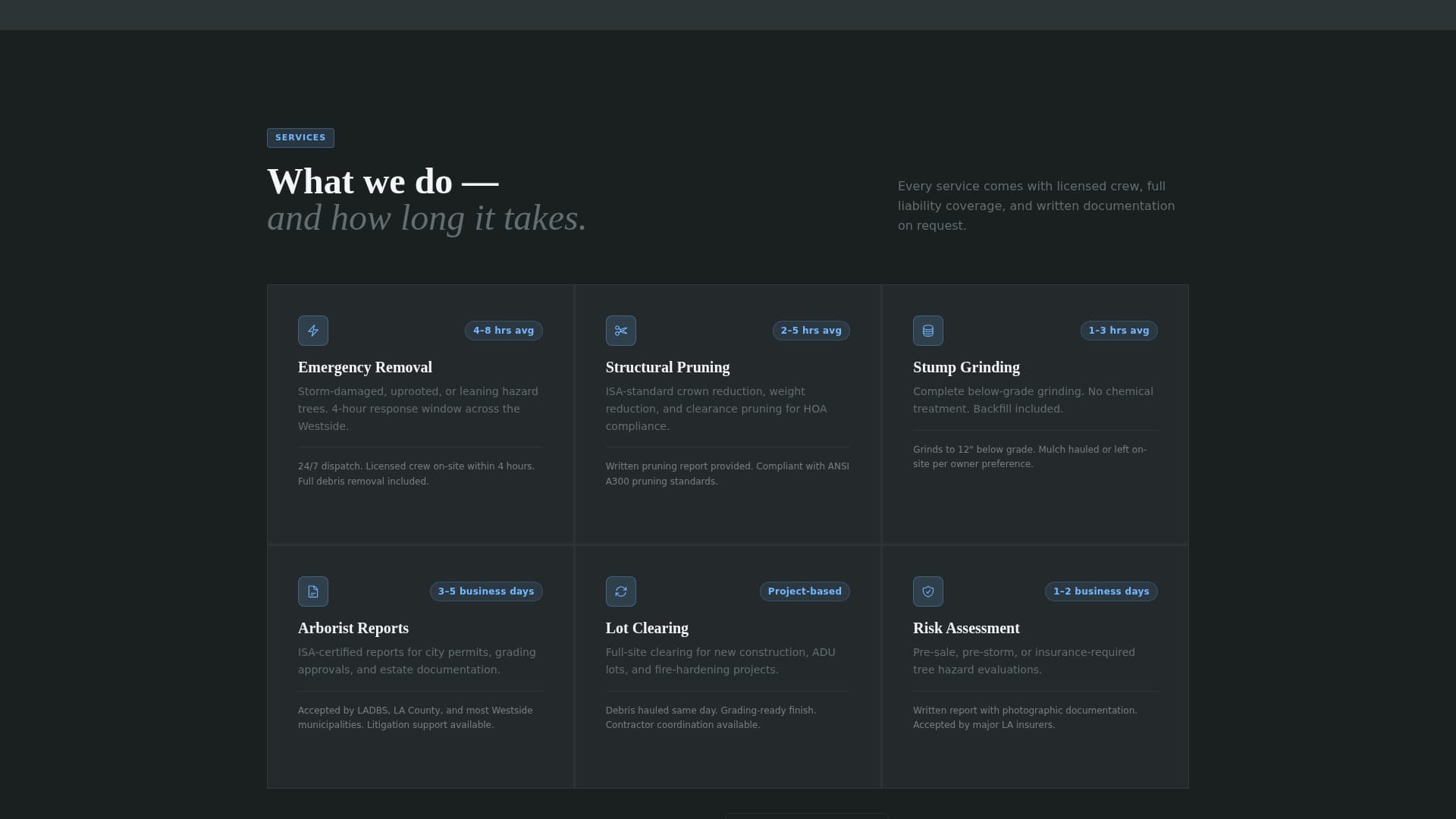 Timber — Certified Tree Care Landing Page Template