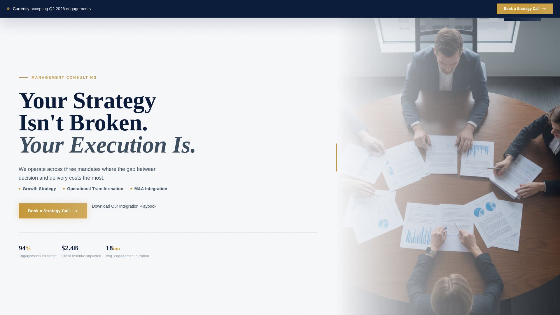 Consulting & Advisory Reviews Website Template