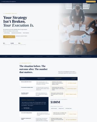 Consulting & Advisory Reviews Website Template