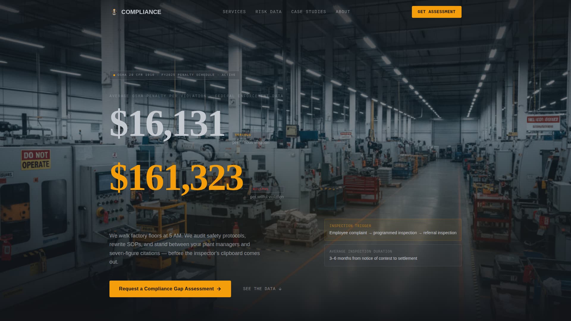 Manufacturing Consulting Directory Website Template