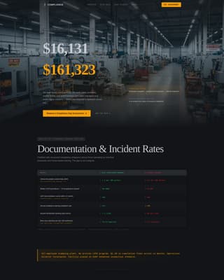 Manufacturing Consulting Directory Website Template