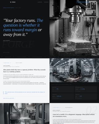 Craft — Precision Metal Fabrication Landing Page Template