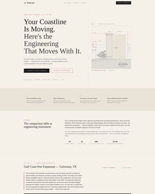 Engineering Consulting Portfolio Website Template