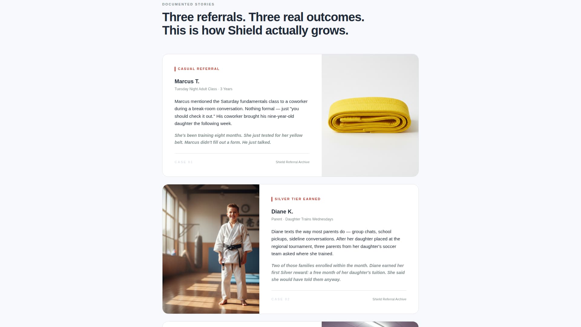 Martial Arts School Marketing Professional Website Template