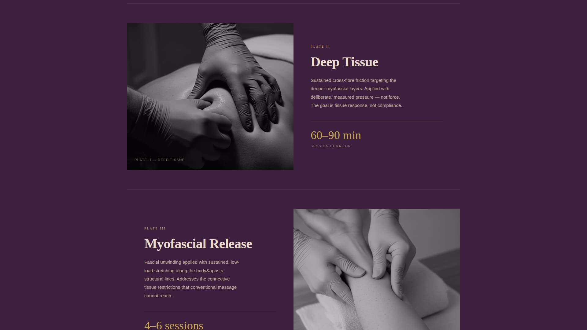 Massage Therapist Directory Website Template