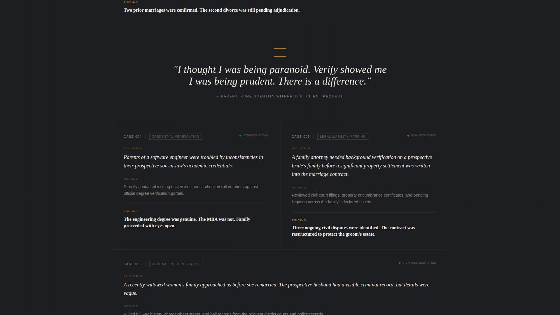 Private Investigation Reviews Website Template
