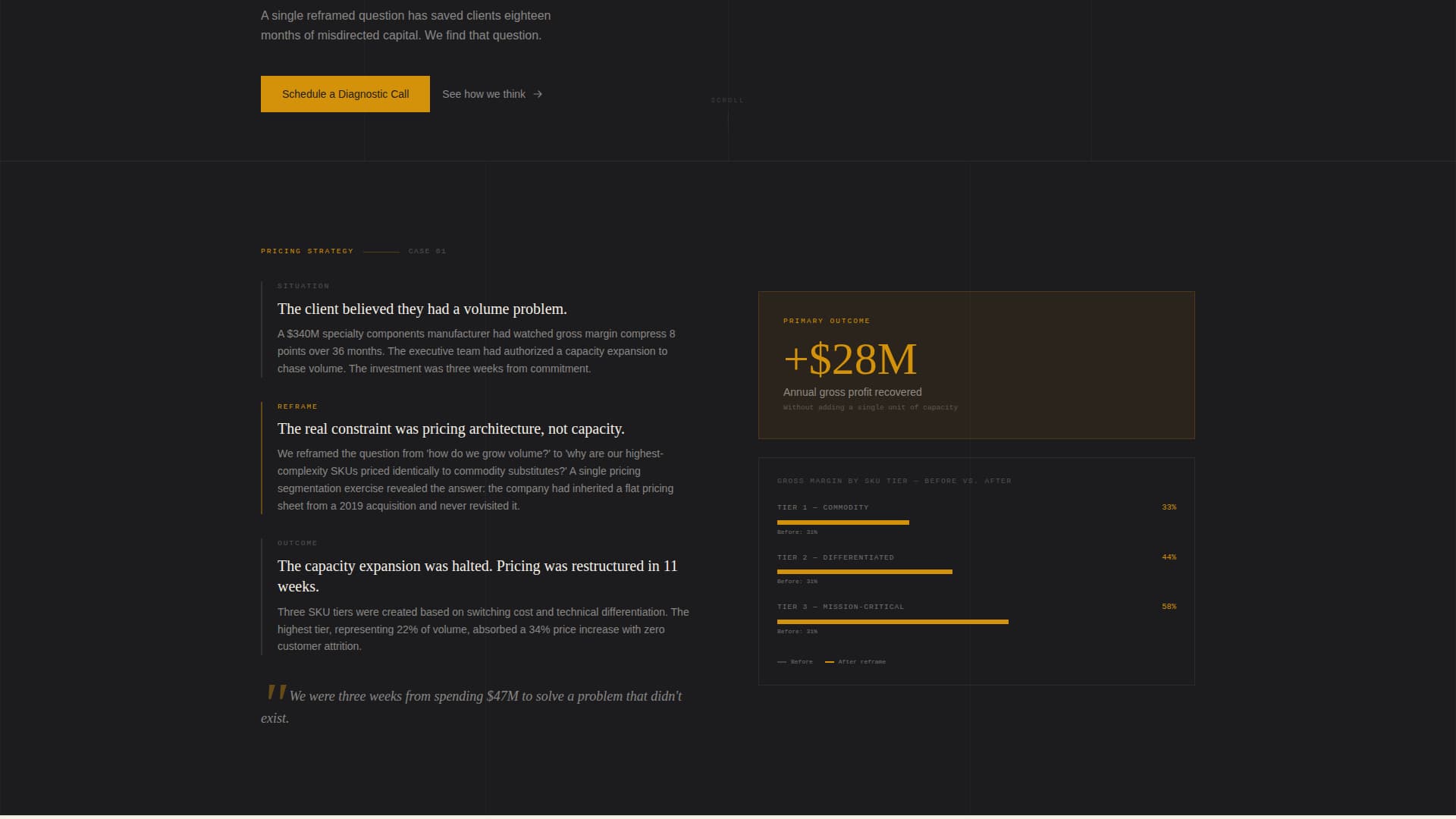 Management Consulting Booking Website Template