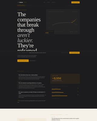Management Consulting Booking Website Template