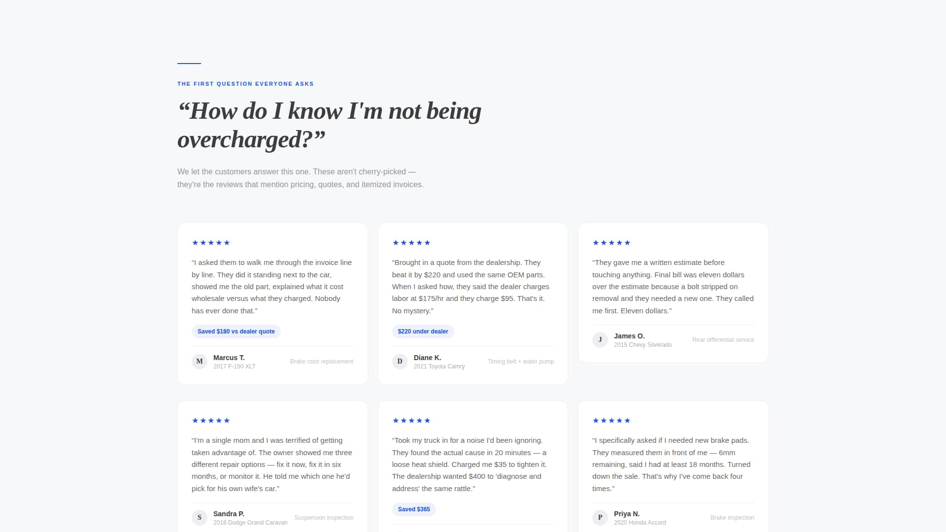 Torque — Professional Vehicle Maintenance Landing Page Template