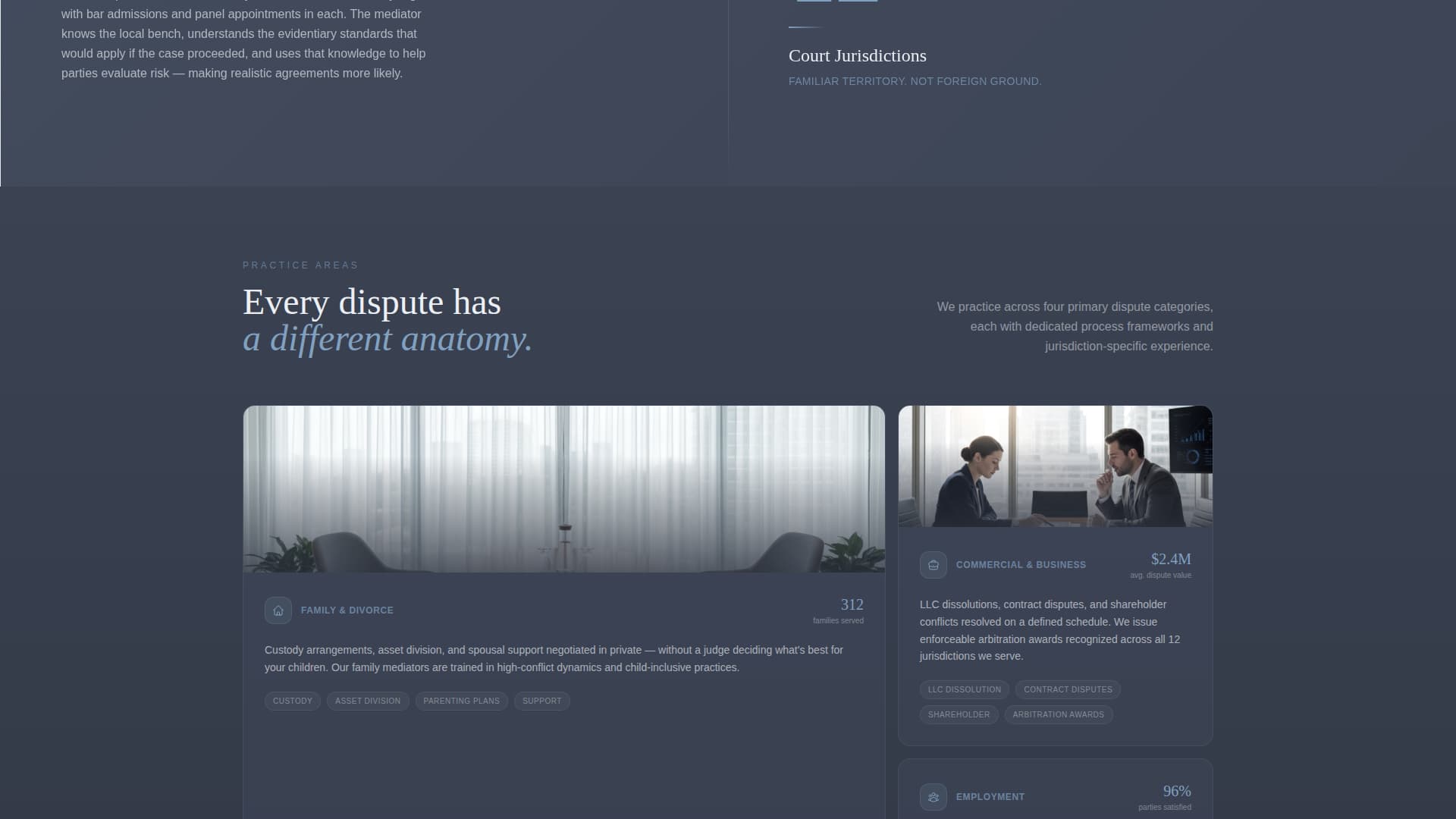 Accord — Certified Dispute Resolution Landing Page Template