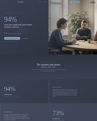Accord — Certified Dispute Resolution Landing Page Template