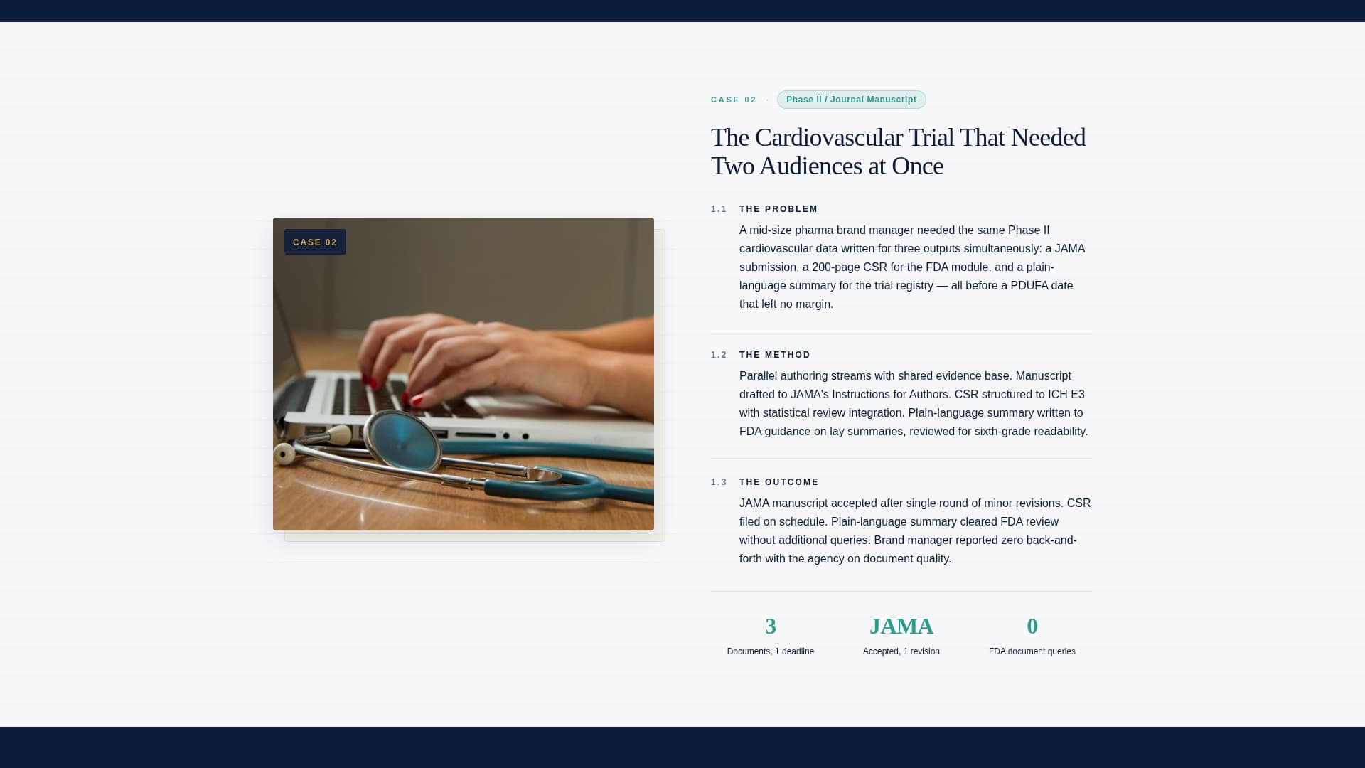 Medical Writer Professional Website Template